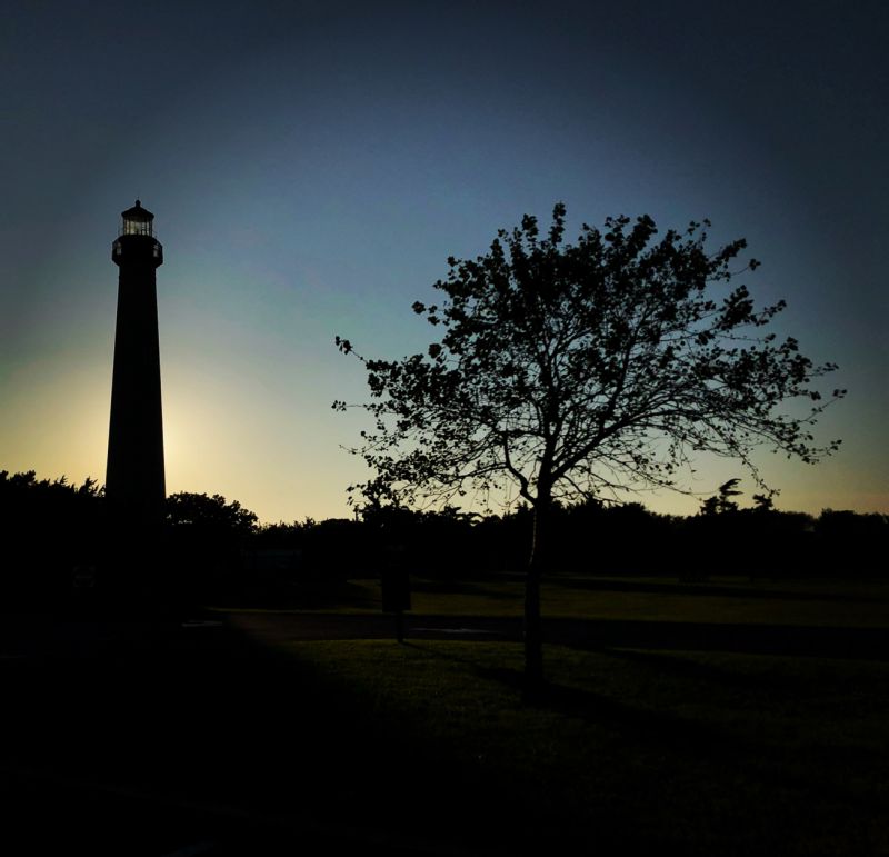 Cape May Lighthouse Silhouette