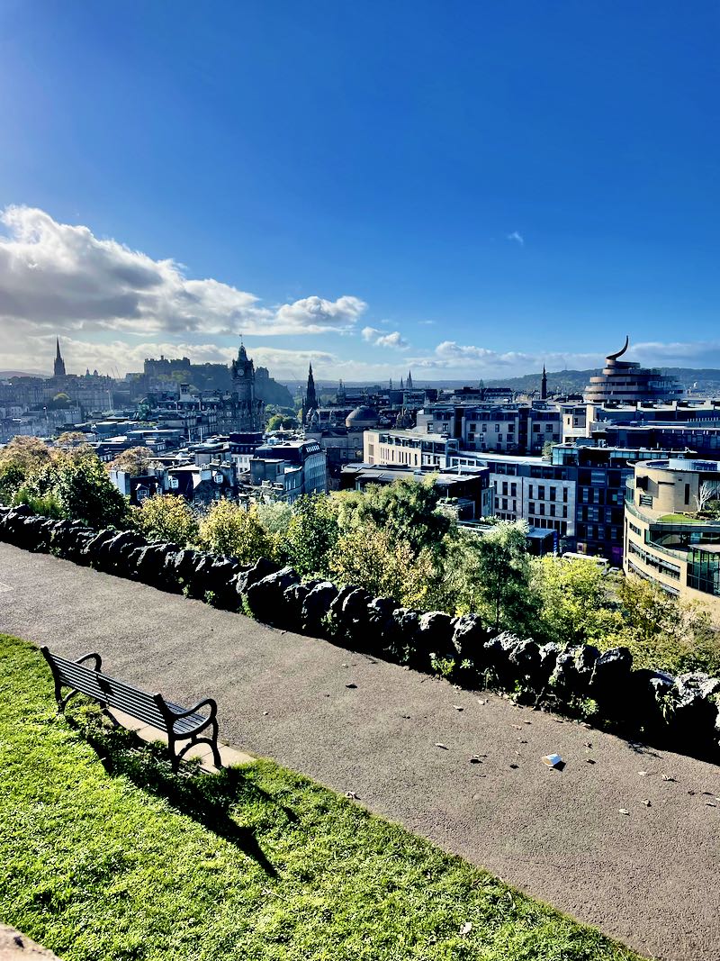 Calton Hill Edinburgh Overlook